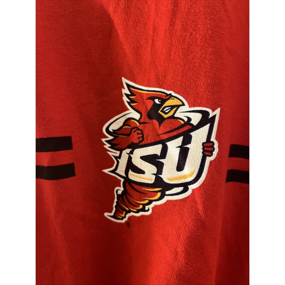 Vintage Starter Iowa State ISU Cyclones Est. 1858 Graphic T-Shirt Red Mens 2XL - Picture 12 of 15